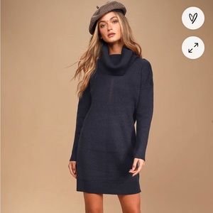 EUC XS Lulus Tea Reader sweater dress